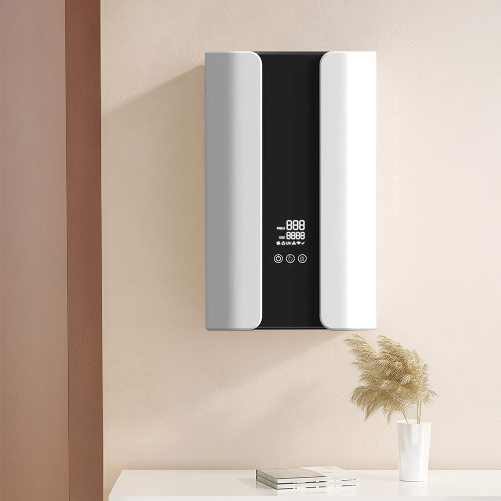 Purification d'air efficace: Purification Avantages du mur de la paroi 300 CADR Air Fresh Ventilation Dispositif