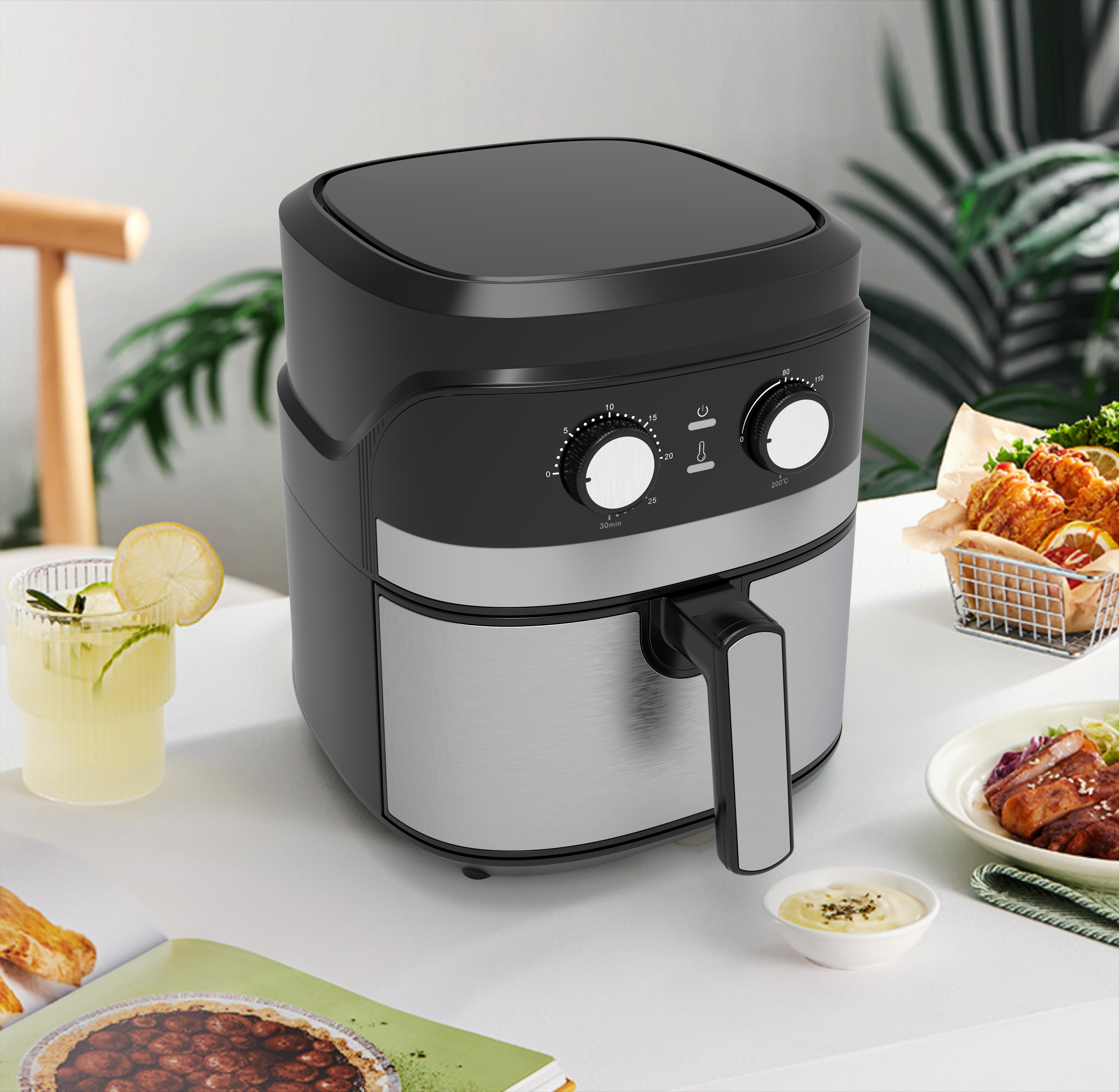Fryer à air de cuisine: comment manger plus sainement en conservant plus de nutriments?